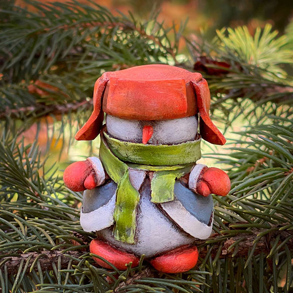 Мастер-класс 036 "Снеговик " (Елена Раевская)