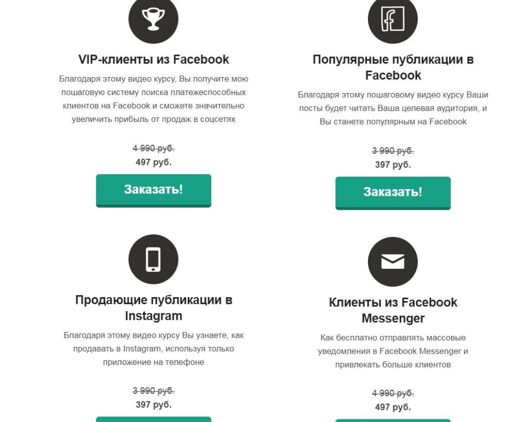 Набор мини-курсов Facebook instagram 2019 (Зуши Плетнев)