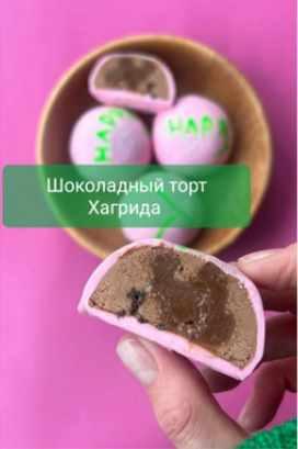 [bergamot_ii] Муссовая начинка моти Шоколадный торт Хагрида из коллекции Гарри Поттер (Екатерина Леонова)