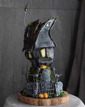 Торт Ужасный дом (Анна Сухова) @anechkacake