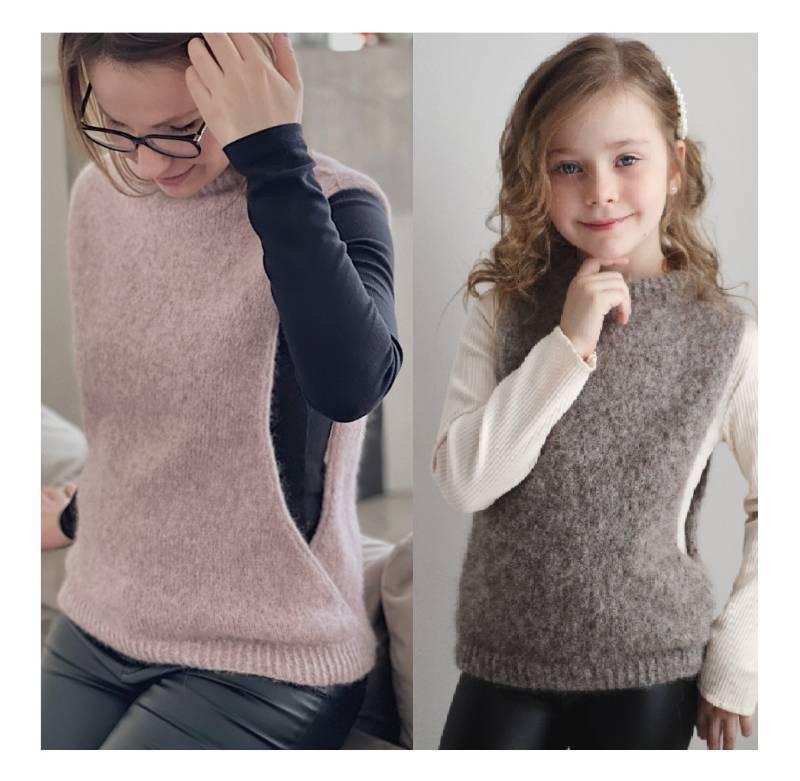 Жилет взрослый+детский Lianne (bynataliana)