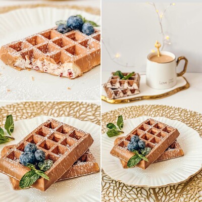 Венские вафли Пломбир в карамели (Екатерина Завирюха)