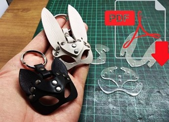 Брелок "Маски" (Шьем из кожи!)