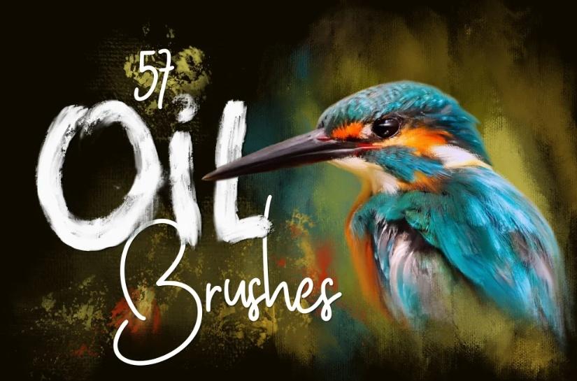 Кисти в стиле масло для Procreate / Oil Brushes For Procreate (Olga Rom)