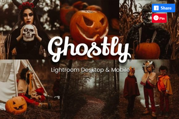 [Creativefabrica] 25 Ghostly Lightroom Presets Desktop