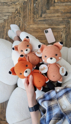 [Kintsle_toys] Лисенок (Мария Кинцле)