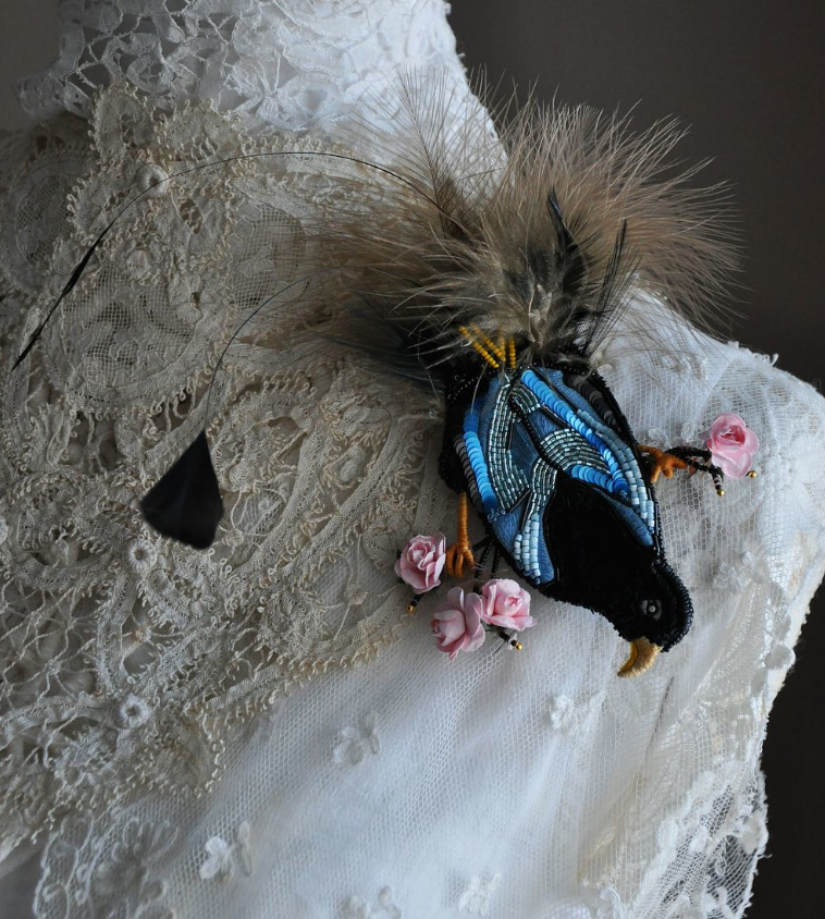 Мастер-класс "Райская птичка. Брошь" (Katrina Mayzengelter)