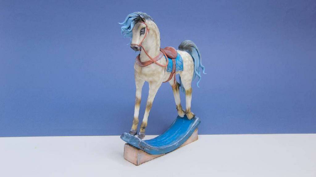 [Kabilova school] Видеоурок по лепке фигурки из мастики Винтажная лошадка + Сказочный единорог (Диля Кабилова)