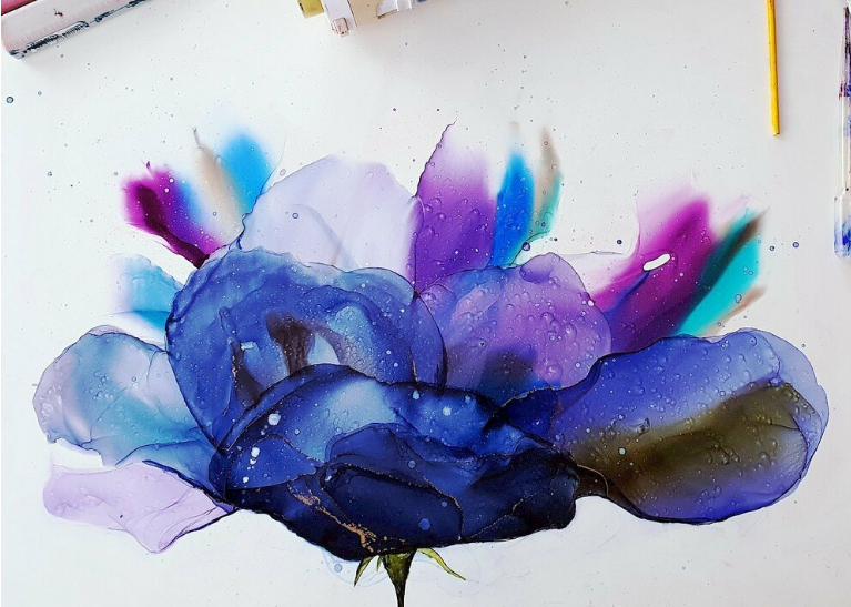 [ARTYFLOW] Алкогольные чернила для начинающих (Ольга Чегилёва)