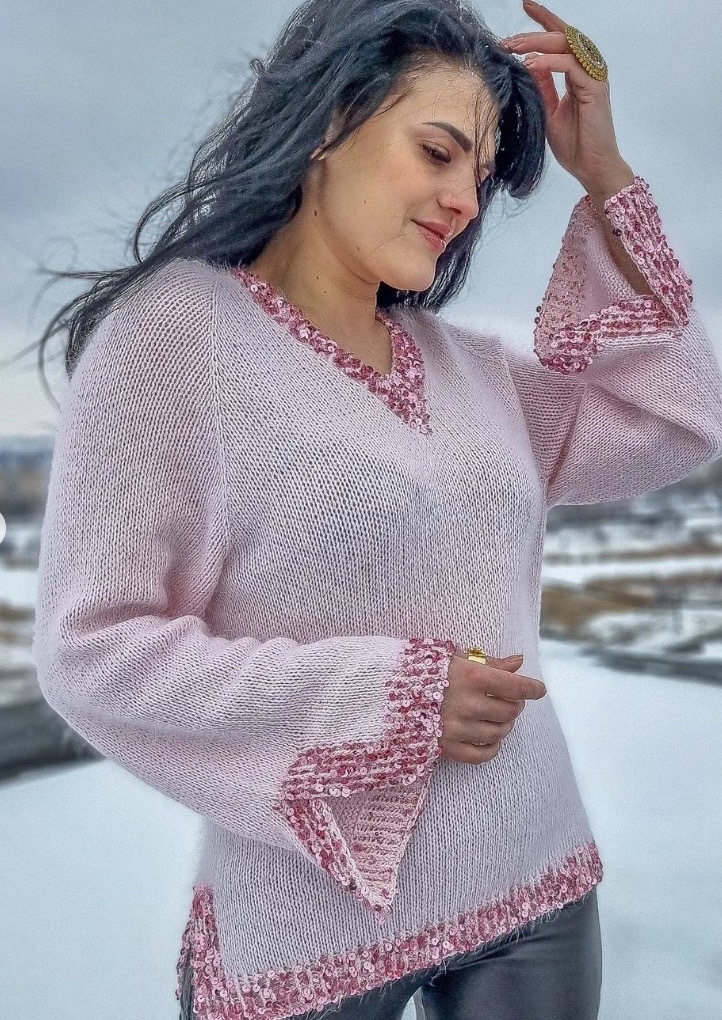 [roizman_knitt] Пуловер Еlegante (Анна Ройзман)