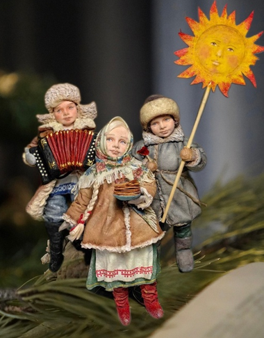 [Альгодон] Масленичные детки. 3 мастер-класса (Марина Романова)