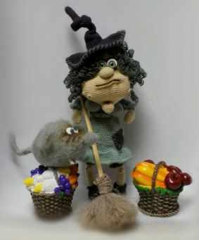 Мастер класс Ведьмочка Софа и  Шуршун крючком (Анна Родная)