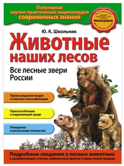 Животные наших лесов. Все лесные звери России (Юлия Школьник)