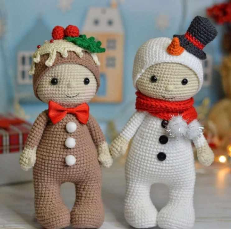 [Vishnevaya_masterskaya]  Пряник и Снеговик (Валентина Вишневская)