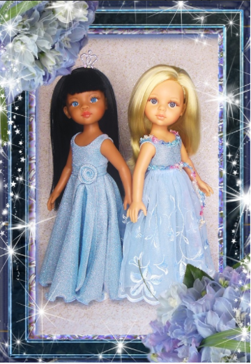 МК "Звёзды Голливуда"  с выкройкой для куклы Paola Reina 33 см (Елена Будыкина)