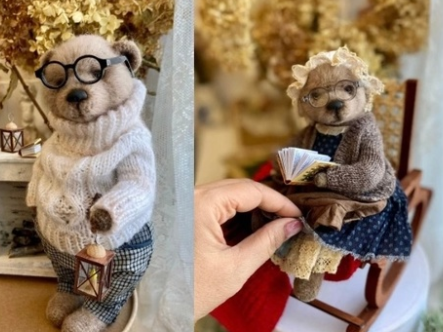 Приложение с выкройкой одежды к мастер классу Медведь (Юлия Оголь)