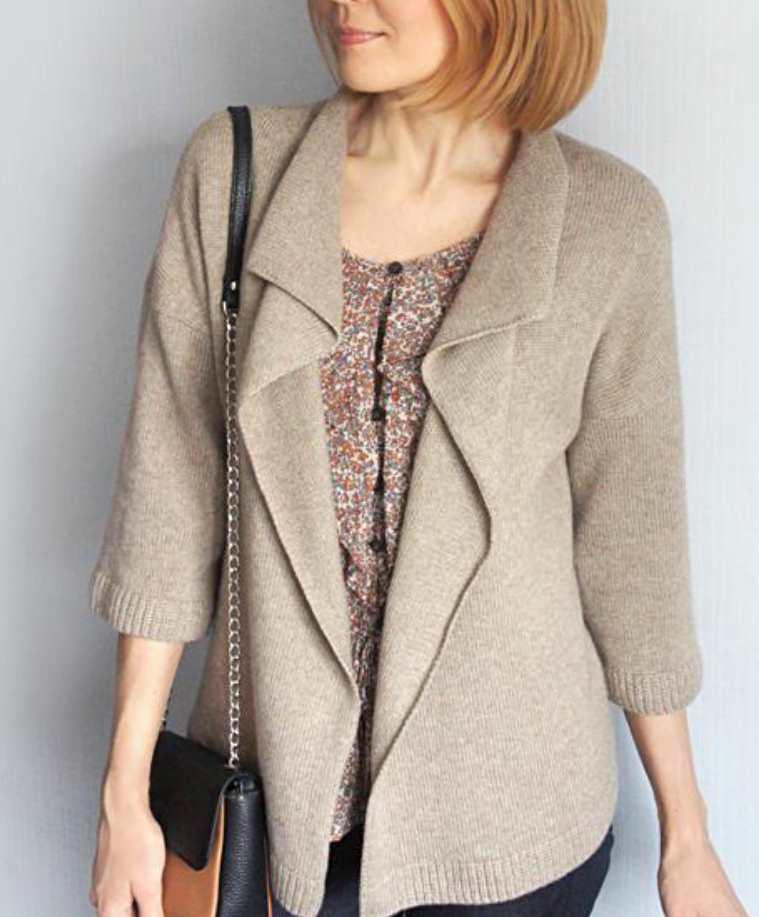 Мастер-класс по вязанию кашемирового кардигана на спицах (Ирина Чернышева)