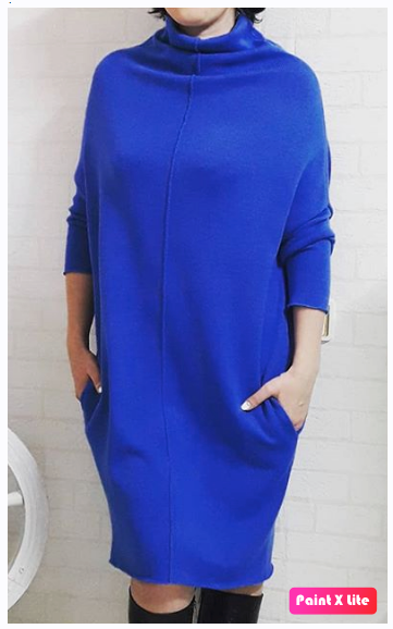 Платье Кокон с внутренними, боковыми карманами (lubov_lumoda)