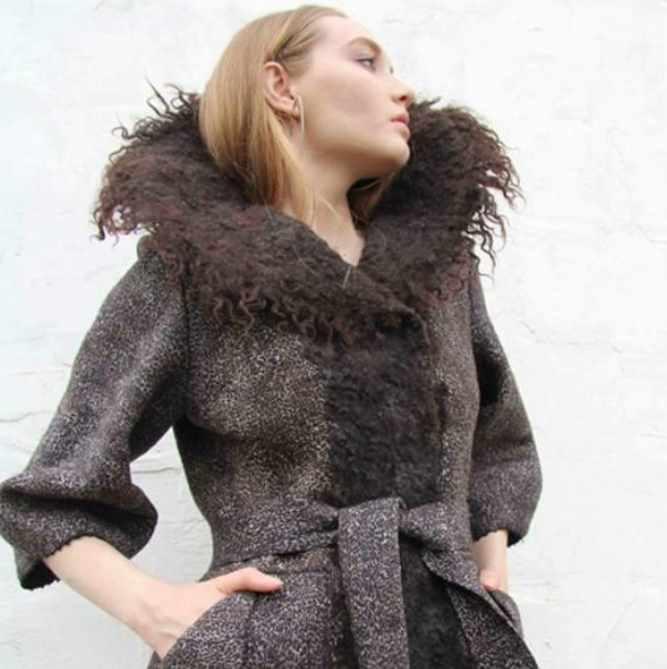 Вебинар "Валяние одежды на примере дубленки с флисом"  (Регина Журавлева)