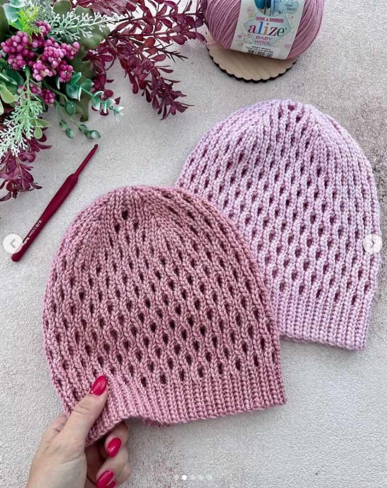 [voobrazhalkina] Ажурная шапочка (Наталья Воображалкина)