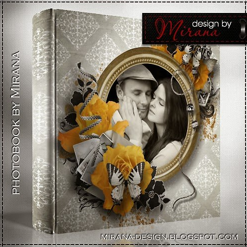 [PSD] Универсальная фотокнига в ретро стиле (Mirana)