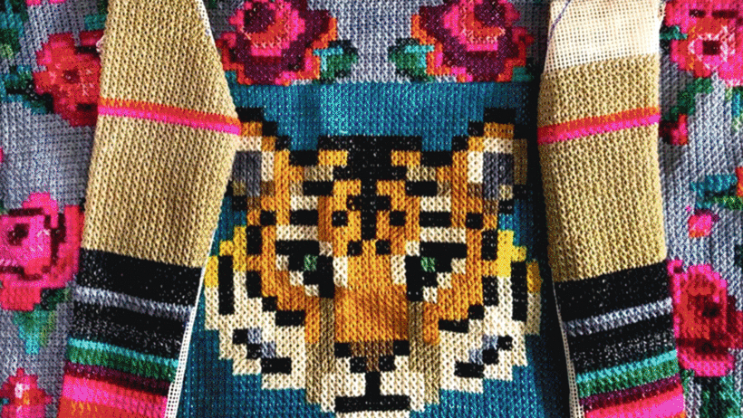 [Domestika]  Современная вышивка на одежде (Ignacia Jullian, Игнасия Хуллиан), фото 1 из 1.