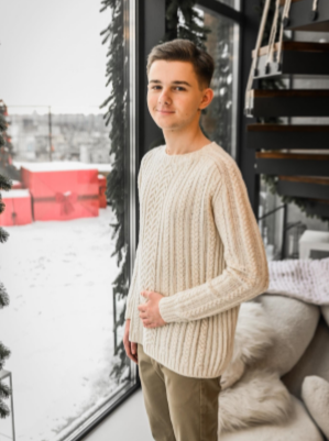 Пуловер для мужчин Mountain Climber (Наталья Пелых)