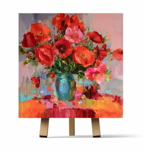 [Рисуем дома] Маки по мотивам художника Татьяны Яблоед (Ирина Шпакова)