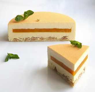 [cake pro] Муссовый чизкейк "Нежный персик" (Александра Овешкова)