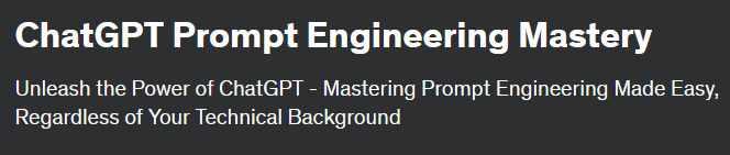 [Udemy] ChatGPT мастер проектирования промптов (Chetan Pujari)