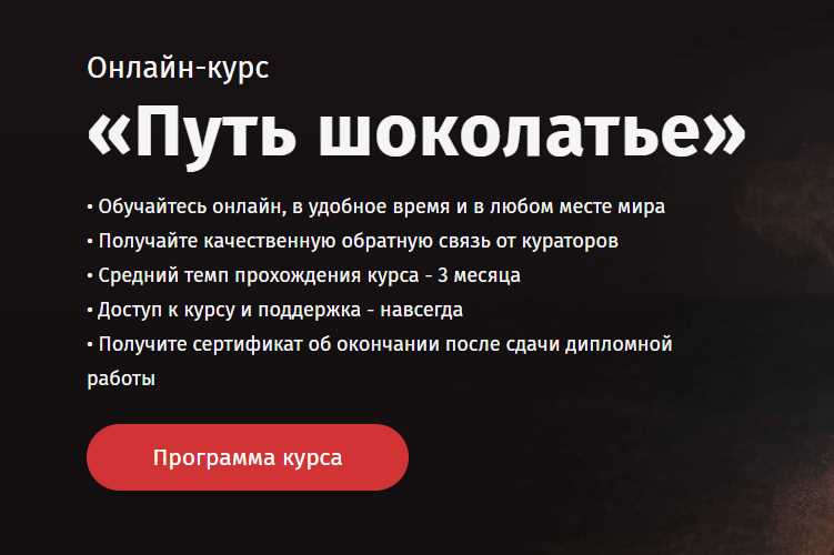 [Кондитерка] Онлайн курс «Путь Шоколатье» [Egor.Team]