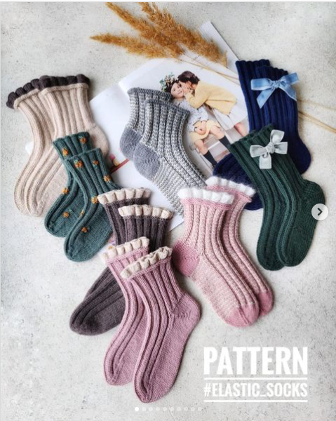 [33helga] Носки, гольфы, гетры резинкой Еlastic (Ольга Проноза), фото 1 из 1.