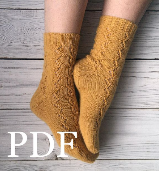 Носки Форзиция (helenavasilevna)