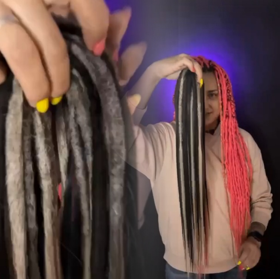 [rastamamastudio] Урок  по Soft  дредам со свободным кончиком (Настя Данилова)