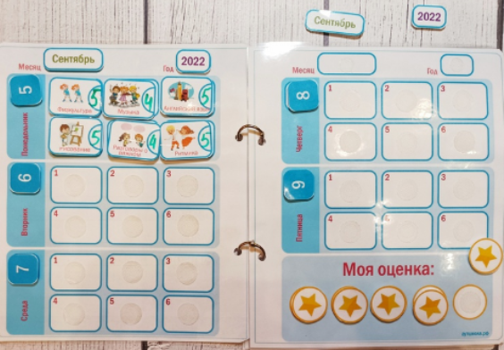 [Аутшкола] Адаптированный школьный дневник