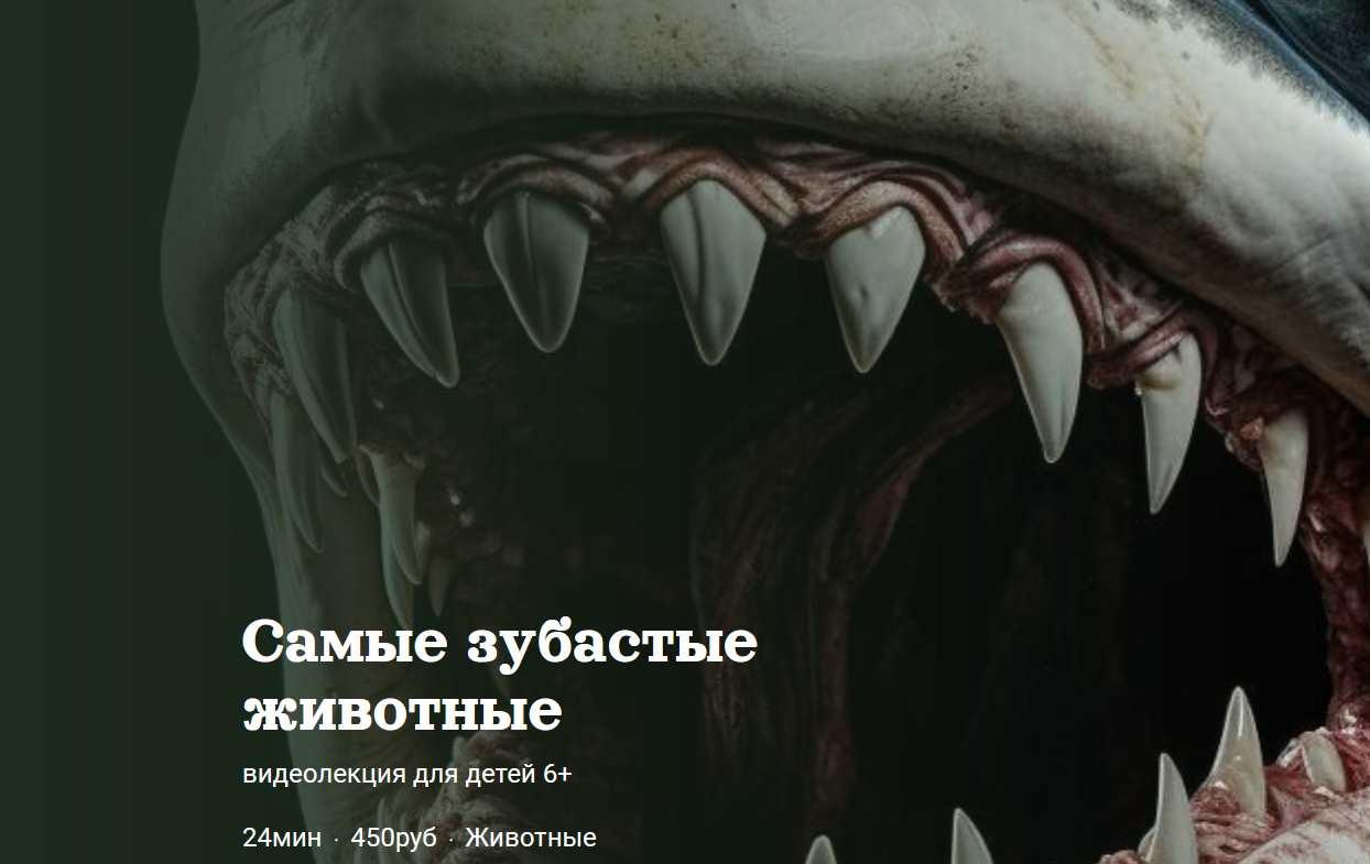 [Детский лекторий] Самые зубастые животные (Александр Толмачев)