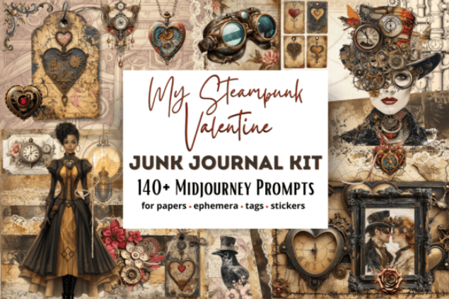 [Creativefabrica] My Steampunk Valentine AI Prompt Kit