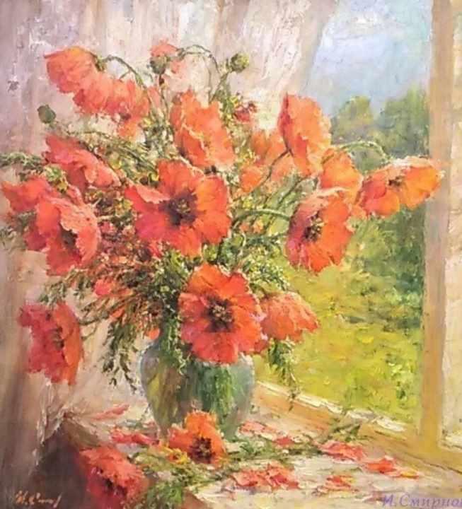 [Рисуем дома] Маки (Ирина Шпакова)