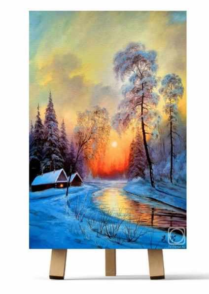 [Рисуем дома] Закат по мотивам Е. Кораблевой (Ирина Шпакова)