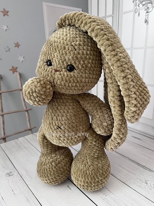 [Toys_knit_anny] Лапка - длинные ушки (Анна Борисова)