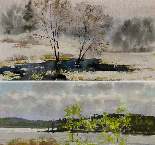 [artefactoschool] Акварельный север: цвет и свет. Тариф Стандарт (Юрий Ломков)