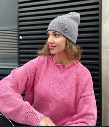 [snegavik_knit] Шапка Изящный гранж (Виктория Шереметьева), фото 1 из 1.