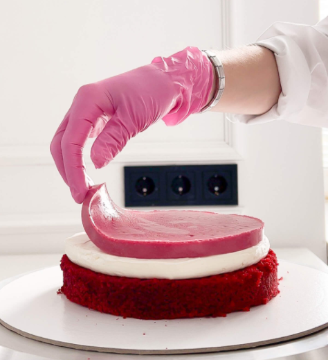 Малиновое кремю с желатином (Юлия Куклина)