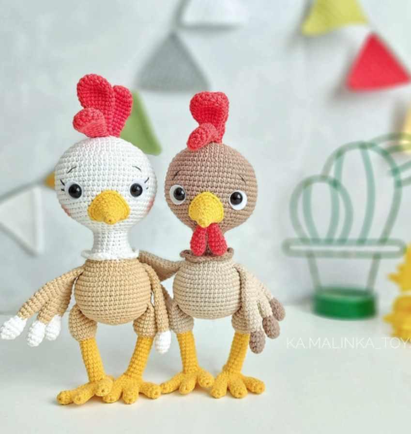 Петушок и курочка (Елизавета Камалина)