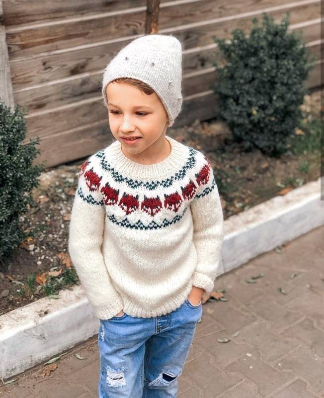 Детская лопапейса Foxes lopy kids (pani_markevich)