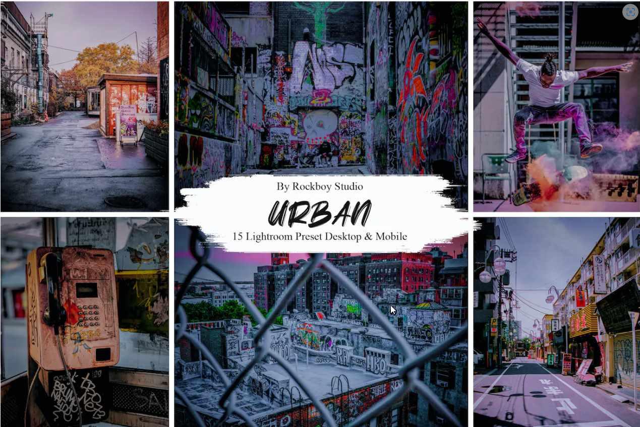 [Envato Market] 15 Пресеты Lightroom. Urban