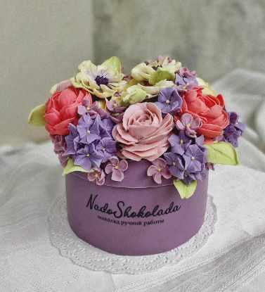 [Nado Shokolada] Корейские цветы из шоколада в кремовой технике (Юлия Зотова)