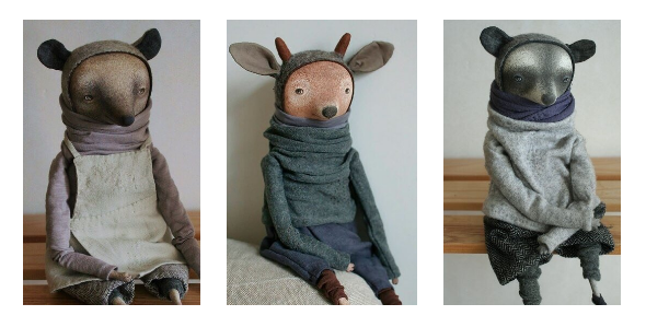 [Игрушки] Лепка + текстиль. Необычный зверь (Марина Глебова)