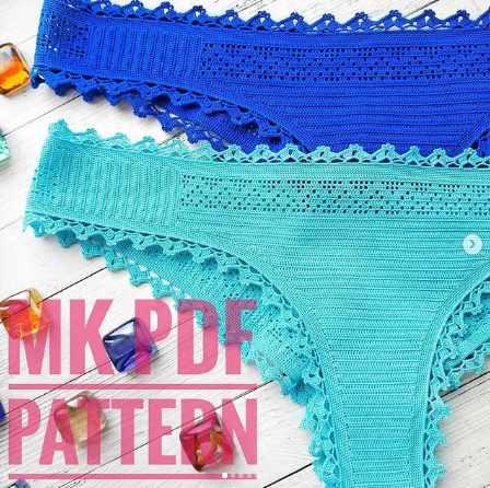 Трусики крючком Бразильяно Scandi (lacekristtas)