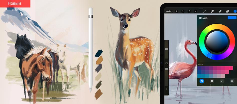 [markerschool] Procreate, цифровая иллюстрация. Анималистика. С проверкой  (Дарья Климова)